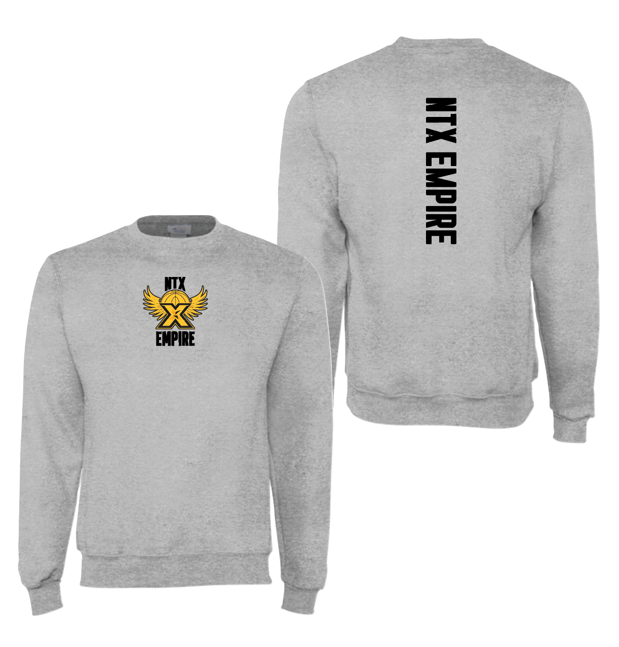 U Know Me Crew Sweatshirt by Champion in Grey Htr – NTX Empire