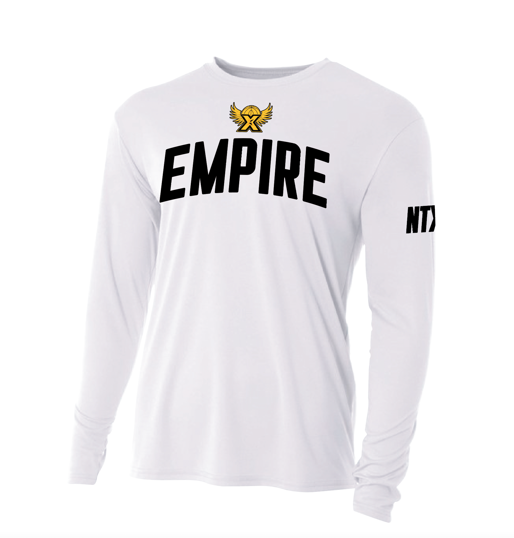 NaptimeプリントT-SHIRTS-WHITEXRED All-Time DriFit LS Crew in White – NTX Empire