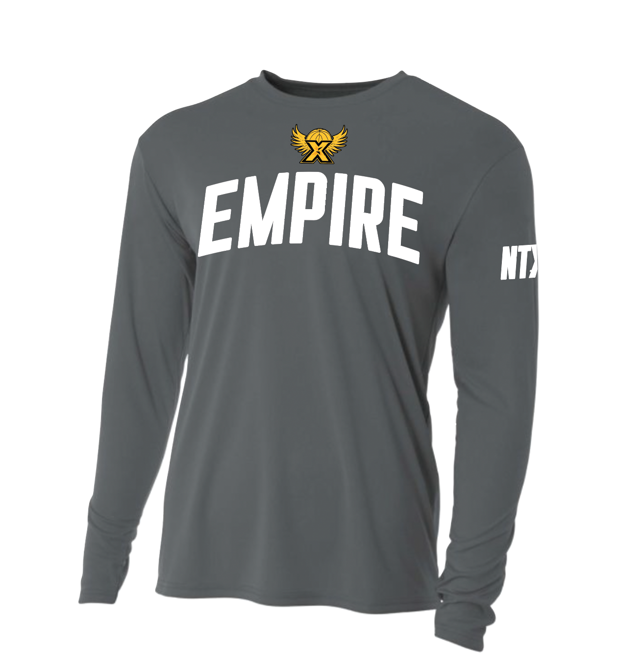 All-Time DriFit LS Crew in Graphite – NTX Empire